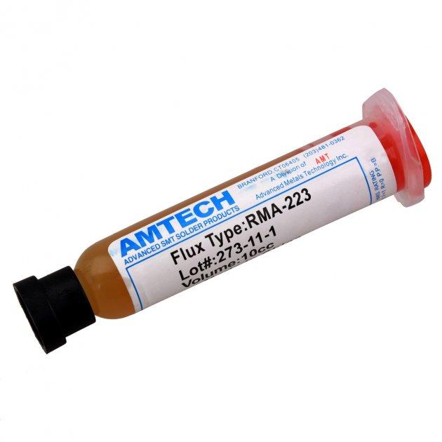 AMTECH RMA-223 паяльний флюс-гель, жир для селективної пайки і поверхневого монтажу, 10мл
