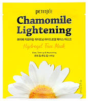 Гідрогелева ліфтинг-маска з ромашкою Petitfee Chamomile Lightening Hydrogel Face Mask 32 г
