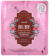 Гідрогелева маска для обличчя Petitfee Koelf Hydrogel Face Mask Pack Ruby & Bulgarian Rose Mask 30 мл