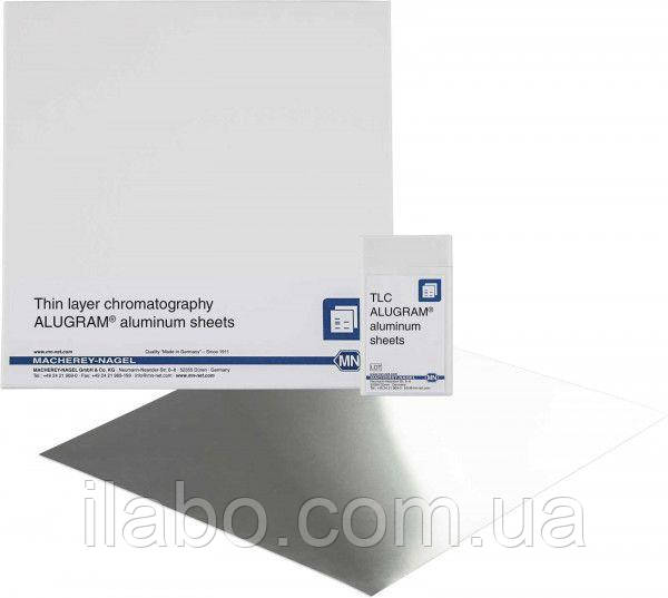 ALUGRAM® алюмінієві пластини SIL G UV254 , розмір 20 х 20 см, Товщина шару 0,20 мм