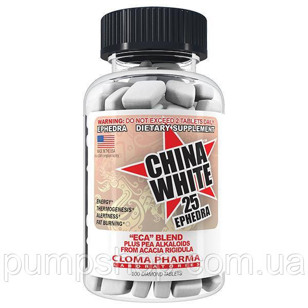 Жироспалювач Cloma Pharma China White 25 Ephedra 100 капс.