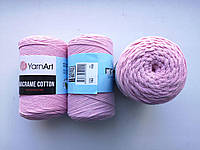 Пряжа YarnArt Macrame Cotton Ярнарт Макраме Коттон цвет 762 розовый, 1 моток 250г