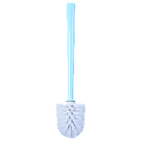 Йоршик для унітазу пластикова ручка 37см блакитний крижаний Алеана