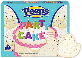Пташки з маршмеллоу Peeps Party Cake 10 chicks 85g