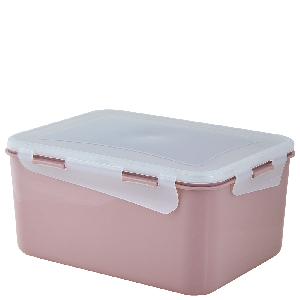 Контейнер універ."Фієста" прям.. 1,5 л. (фрезія/прозорий)