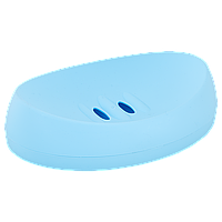 Мильниця пластикова 14*10*3см блакитний крижаний Алеана