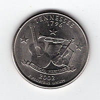 США ¼ долара, 2002 - Теннессі TENNESSEE