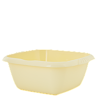 Таз "Євро" квадратний 9л. (жовтий)