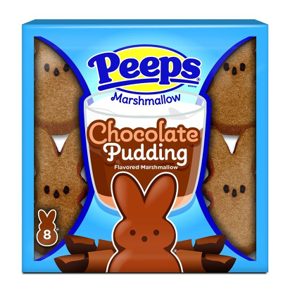 Зайчики з маршмеллоу Peeps Chocolate Pudding 8 chicks 85g