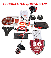 Мотокоса бензиновая 1,9 л.с. Латвия Vitals Master BK 553s Black Edition бензокоса