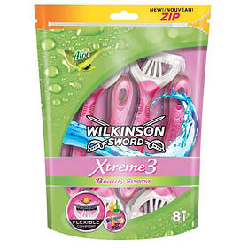 Жіночі одноразові верстати Wilkinson Xtreme 3 Beauty Sensitive (8шт.) 01610