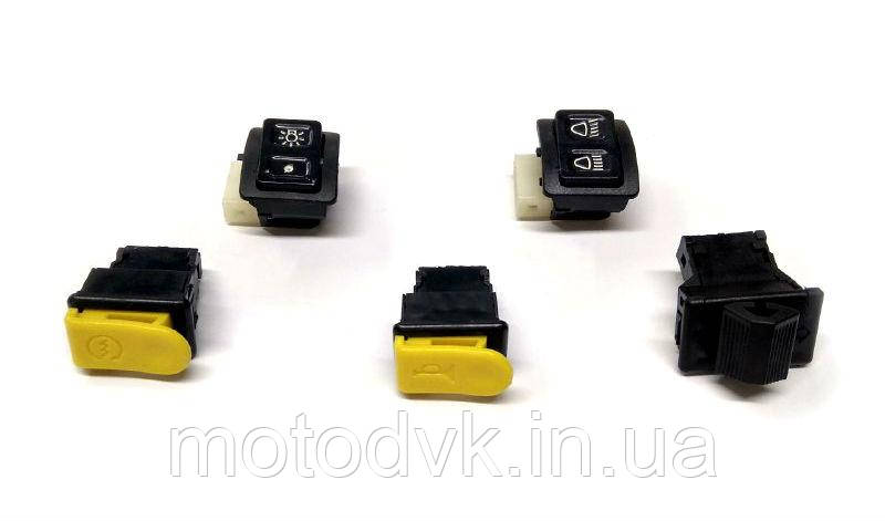 Кнопки керма на скутер Honda Dio AF-18, TACT AF-16 (к-т 5 шт)