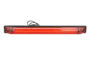 Ліхтар габаритний червоний LED/висота 24/6; ширина 250; глибина 19/7/поверхня/довжина дроту 250/без