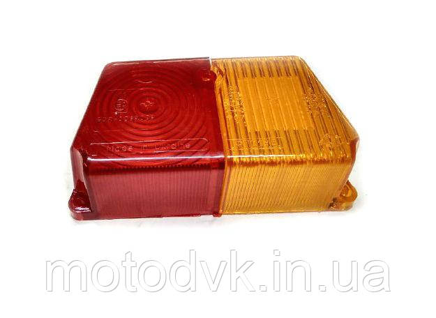 Скло повороту Дніпр МТ коляски заднє (червоно жовте)