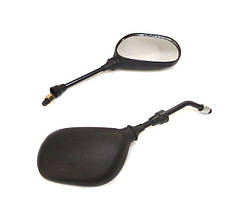 Мото дзеркала Крапля Yamaha 10 мм, чорні (к-т 2 штуки)