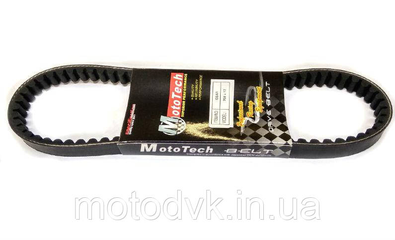 Ремінь варіатора 760*17 на скутер Yamaha GEAR Мotototech