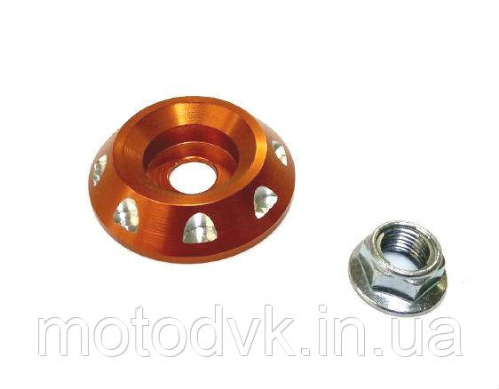 Гайка маточини декоративна, золотистого кольору