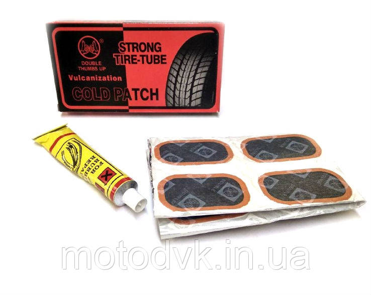 Ремкомплект для камери (латки, клей) (к-т 24+1 шт.)