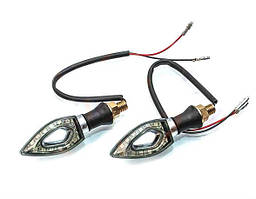 Повороти скутера стріла діодний хром (к-т.2шт)