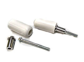 Крашпеди на мотоцикл L = 95 d = 50 білі (к-т 2 шт.)