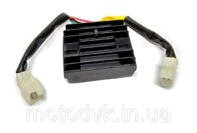 Реле регулятор напруги мотоцикла Honda CBT-125 (провід, 3 контакт "мама" + 3 контакт "тато")