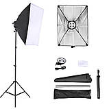 Софтбокс 60х90см.Prolighting (на 4 лампи Е27, + Стійка 2.2м), фото 2