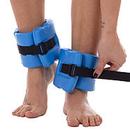 Акваманжеты для заняття аквааеробікою MadWave AQUA FITNESS CUFFS, фото 9
