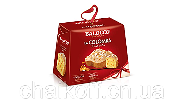 Пасхальный кулич Balocco la Colomba Classica с цукатами 100 г (Италия) - фото 1 - id-p1399559931