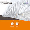 Подушка Ідея 70*70 - Nordic Comfort Plus з блискавкою біла, фото 3