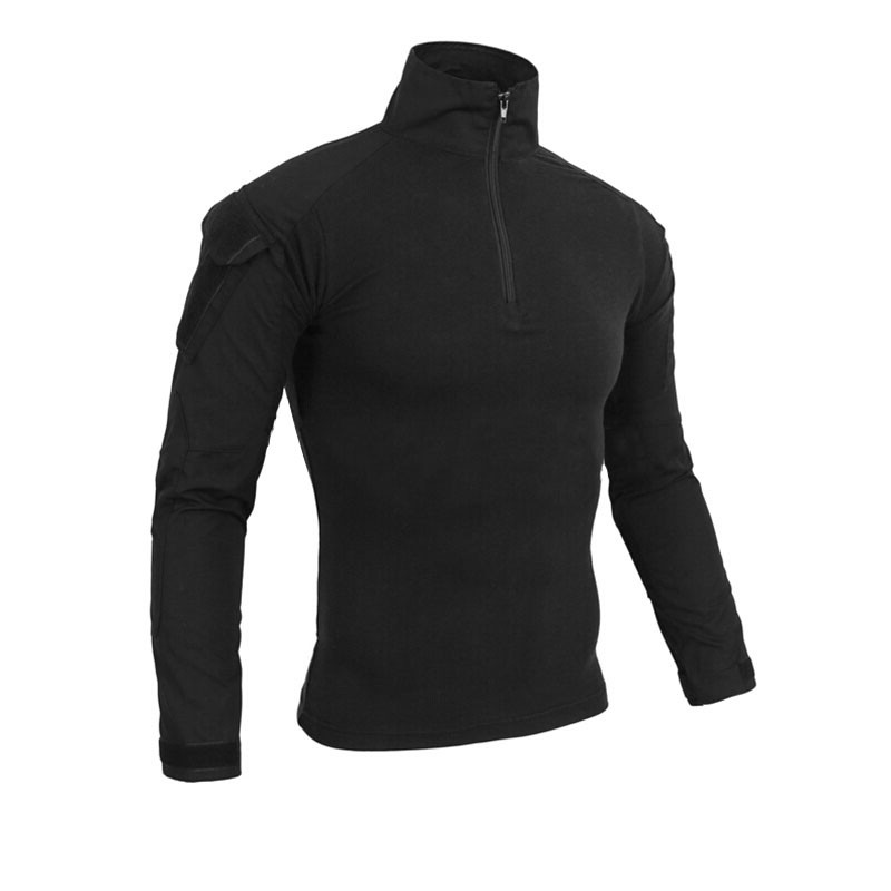 Чоловіча сорочка Han-Wild 001 Black 3XL тактична армійська для військових Tactical 5 шт.