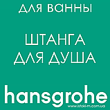 Штанга для душу Hansgrohe Unica S Pura 65 см зі шлангом 160 см золотого кольору Polished Gold Optic (28632990), фото 4