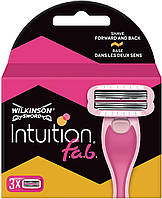 Сменные кассеты Wilkinson Sword Intuition f.a.b. 3+3 (3 шт.) 01612