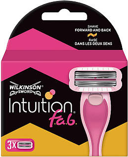 Змінні касети Wilkinson Sword Intuition f.a.b. 3+3 (3 шт.) 01612