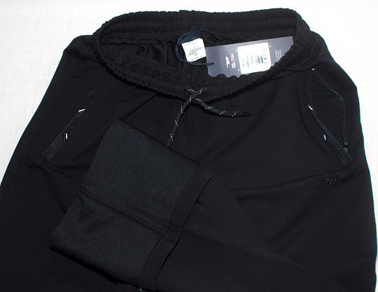 Чоловічі спортивні штани чорні Mxtim (3XL-6XL), фото 2