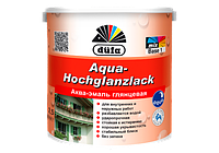 Аква Эмаль глянцевая Белая Aqua-Hochglanzlack Dufa 2,5