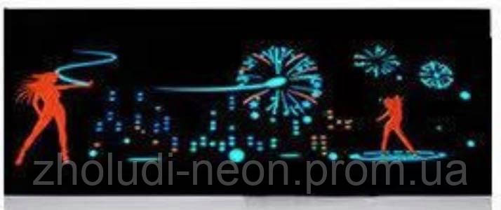 Еквалайзер на скло автомобіля 90х25 см. "DANCE GIRLS"., фото 1