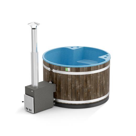 ВУЛИЧНА КУПІЛЬ НА ДРОВАХ KIRAMI COMFORT FAMILY L CUBE ЧЕРНОЕ ДЕРЕВО