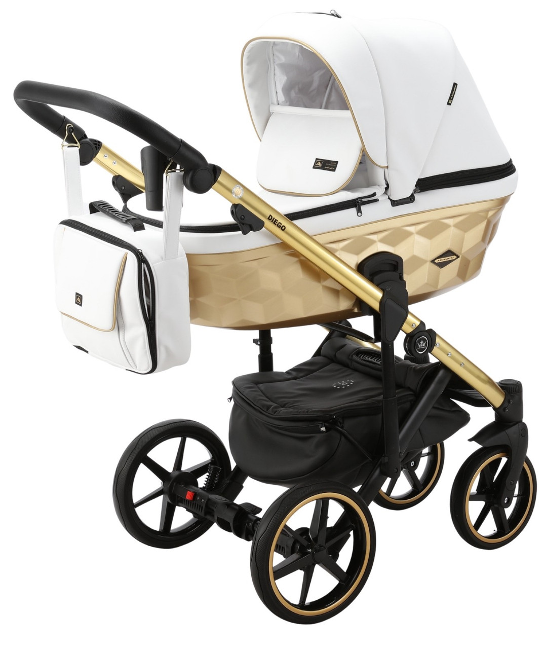 Коляска 2 в 1 Adamex Diego STAR-104