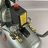 Двоциліндровий масляний компресор SIGMA (2.5 кВт, 455 л / хв, 10 Бар, 50л, 2 крана), фото 6