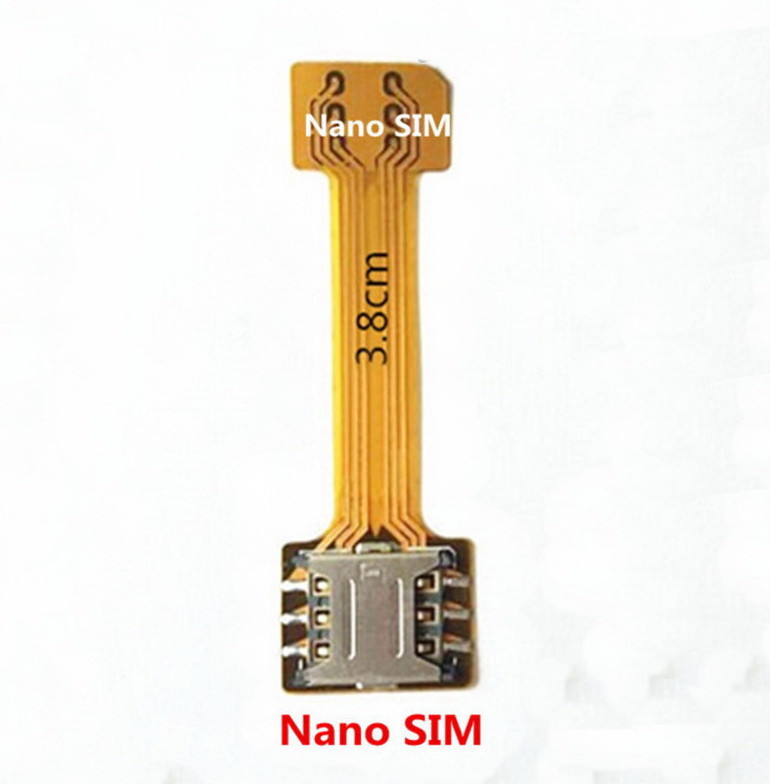 Перехідник на 2 SIM + MicroSD в комбінований лоток, адаптер nanoSIM, фото 1