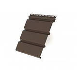 Софіт коричневий з перфорацією, без перфорації Rainway 0,9м² (3000*300мм), фото 2