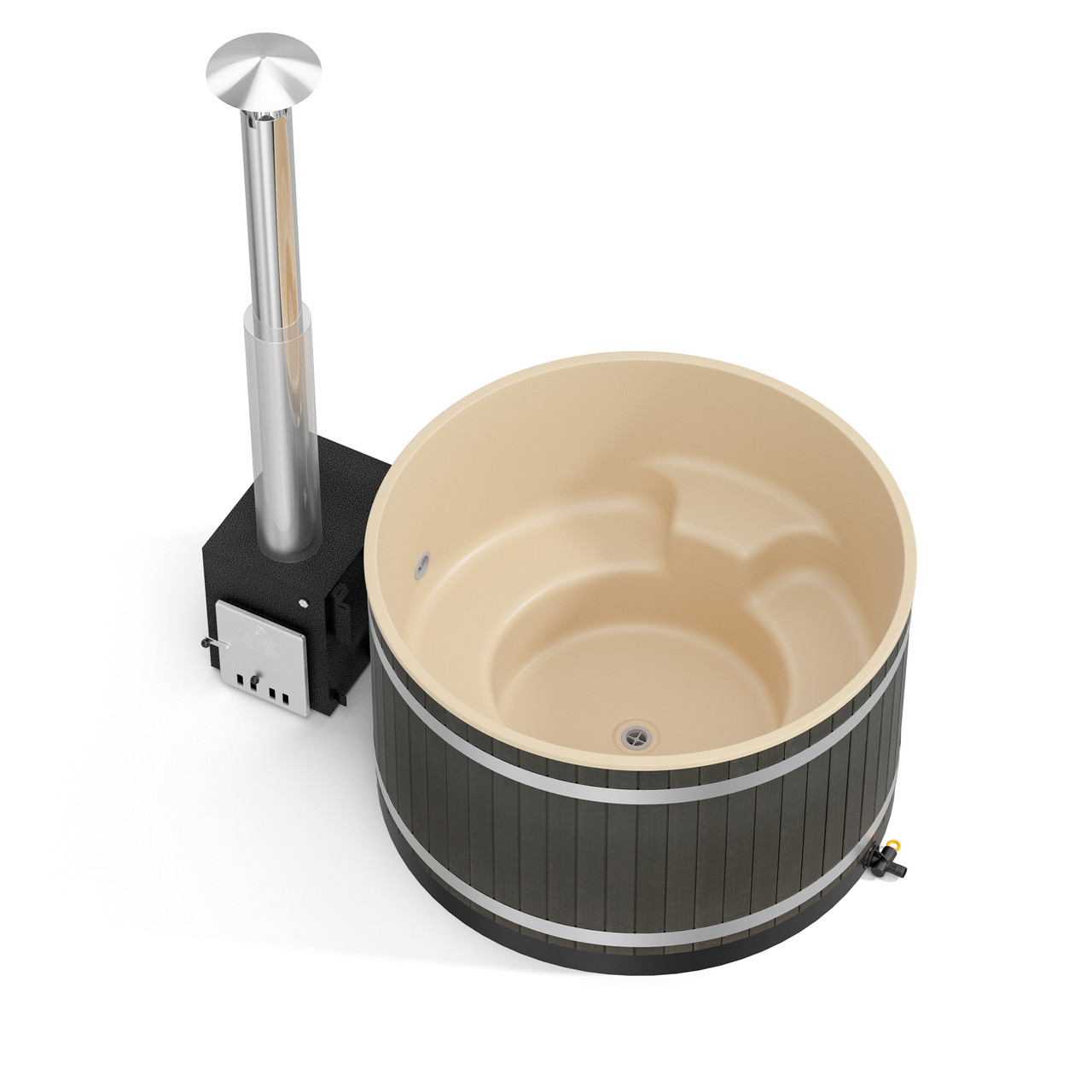 ВУЛИЧНА КУПІЛЬ НА ДРОВАХ KIRAMI COMFORT STEADY M MACU ECO PLANK, фото 1