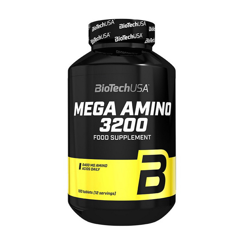 Амінокислотний комплекс BioTech Mega Amino 3200 (100 tabs)