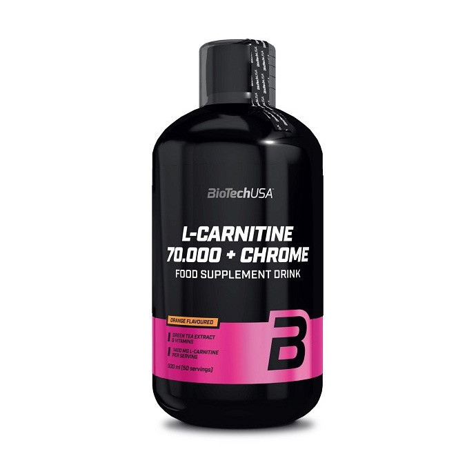 Схуднення BioTech L-carnitine + Chrome 70000 500 ml