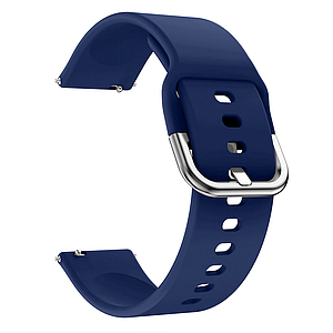 Ремінець DK Silicone Sport Band Classic "L" 22mm для Смарт-Годин Huawei, Samsung, Xiaomi (011018) (dark blue)