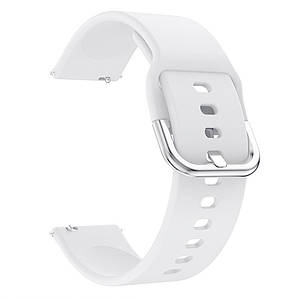 Ремінець DK Silicone Sport Band 22mm для Смарт-Годин Huawei, Samsung, Xiaomi (011018) (white)