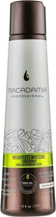 Невагомий зволожувальний кондиціонер Macadamia Professional Weightless Moisture Conditioner, 300 мл