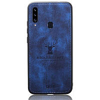Чехол Deer Case для Samsung Galaxy A20s Blue