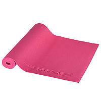 Килимок (мат) для йоги та фітнесу SportVida PVC 4 мм SV-HK0049 Pink