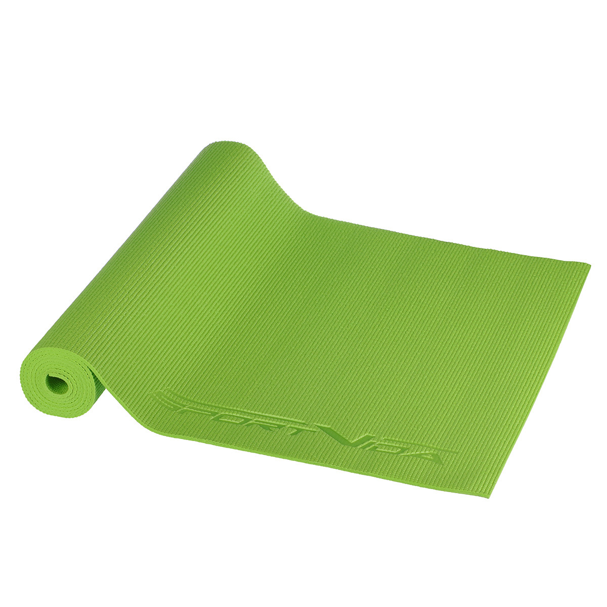 Килимок (мат) для йоги та фітнесу SportVida PVC 4 мм SV-HK0050 Green